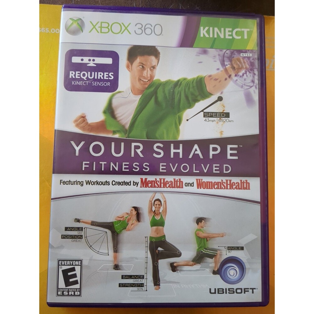 Your Shape: Fitness Evolved Microsoft Xbox 360 CIB & Tested